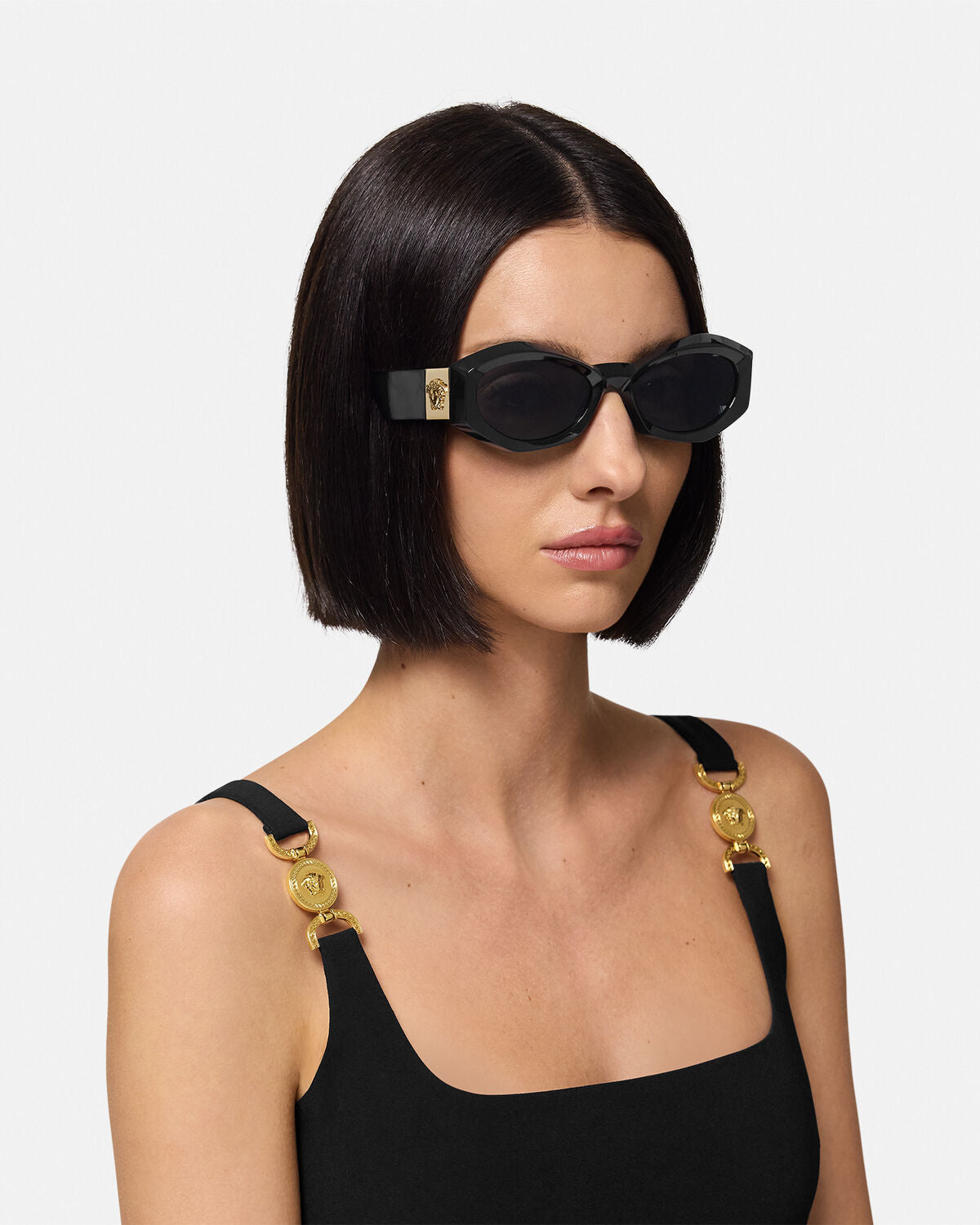 MEDUSA PLAQUE IRREGULAR SUNGLASSES