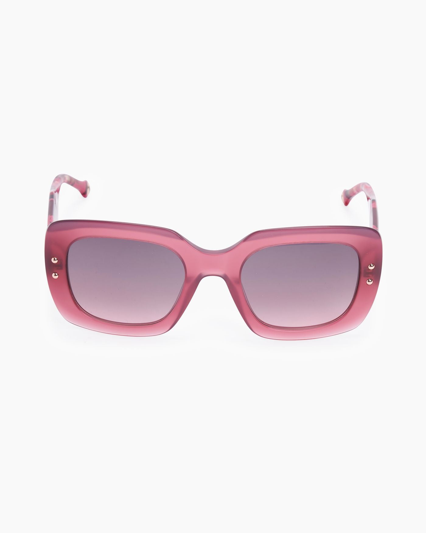 Oversized Square Sunglasses With Diagonal Insert