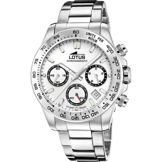 LOTUS MEN'S SILVER STAINLESS STEEL WATCH BRACELET 18912/1