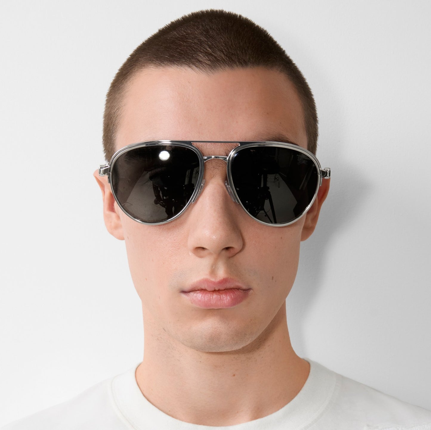 Shield aviator sunglasses