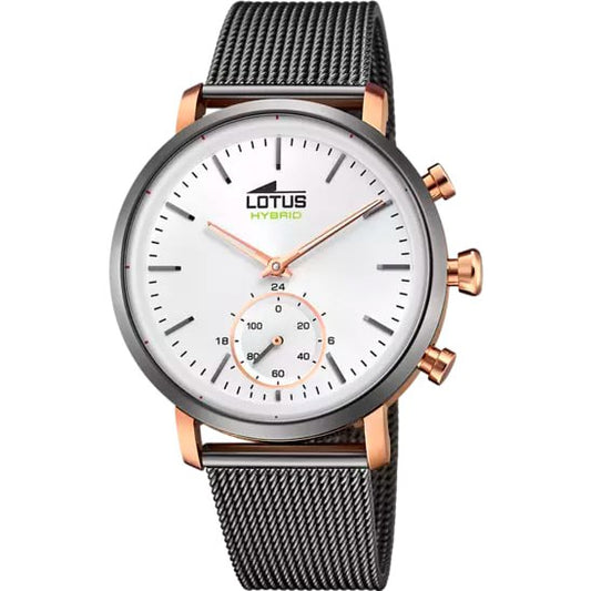 LOTUS MEN'S SILVER STAINLESS STEEL WATCH BRACELET 18805/1                                                                                                 DESCRIPTION
The Lotus 18805/1 men's watch is an impressive piece with a 316L stainless steel case and