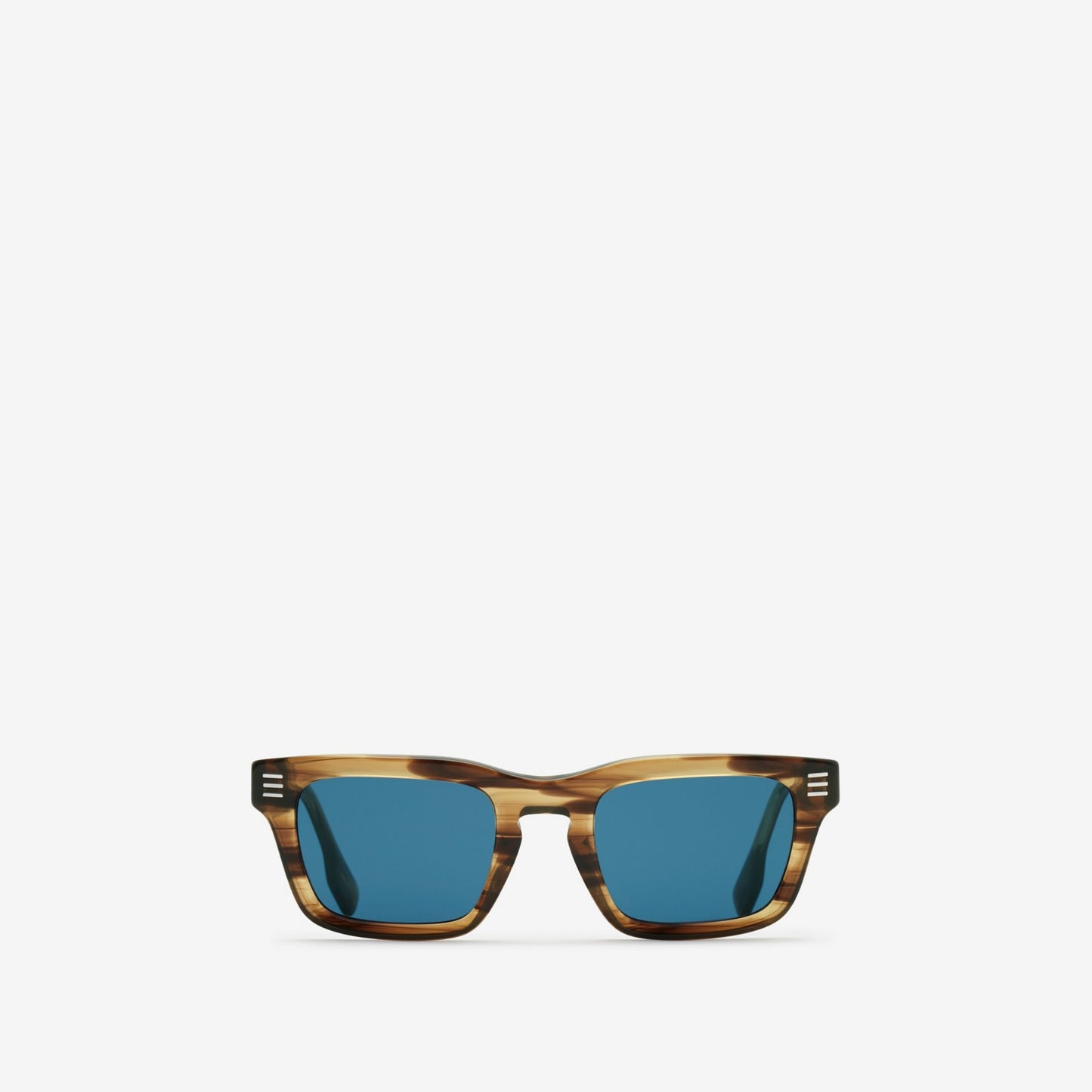 Square striped sunglasses