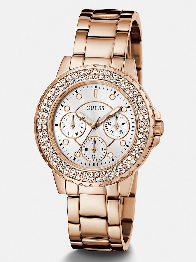 Crystal multi-function watch