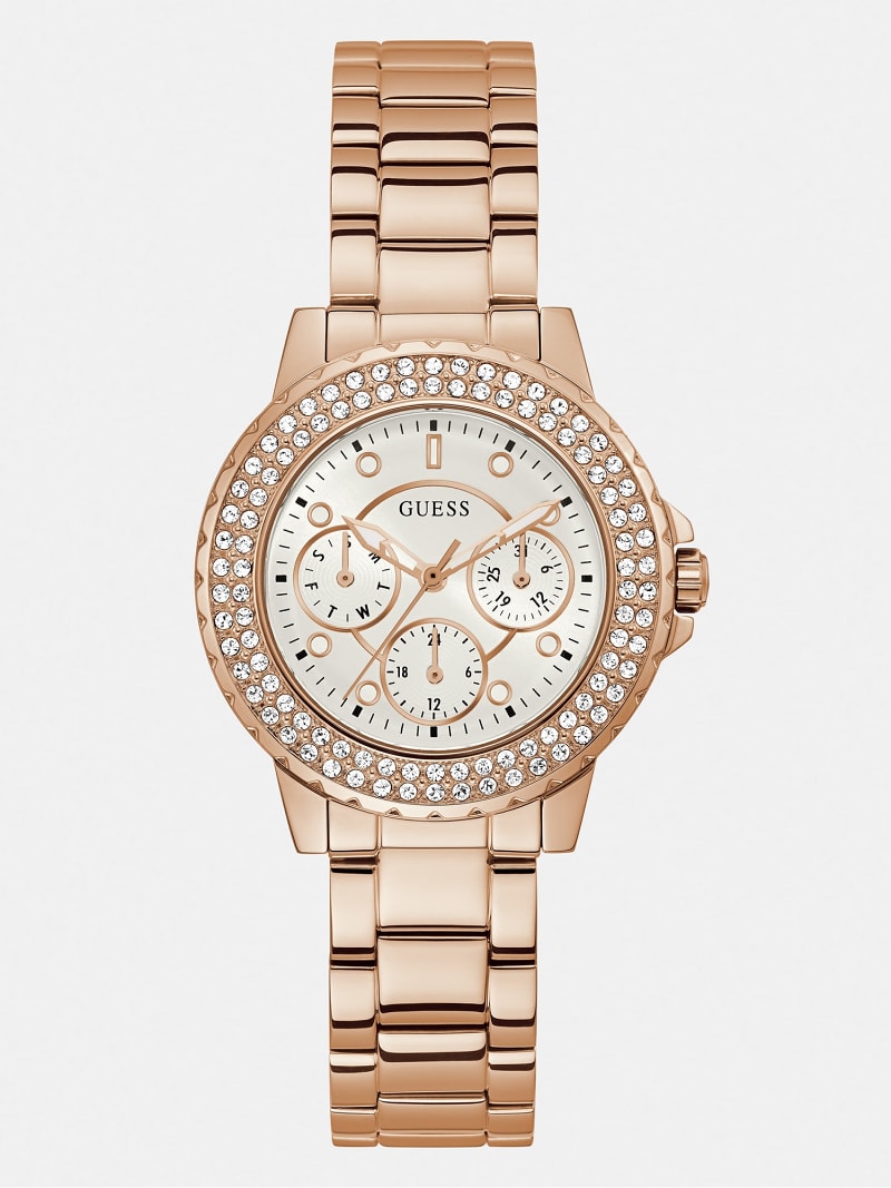 Crystal multi-function watch