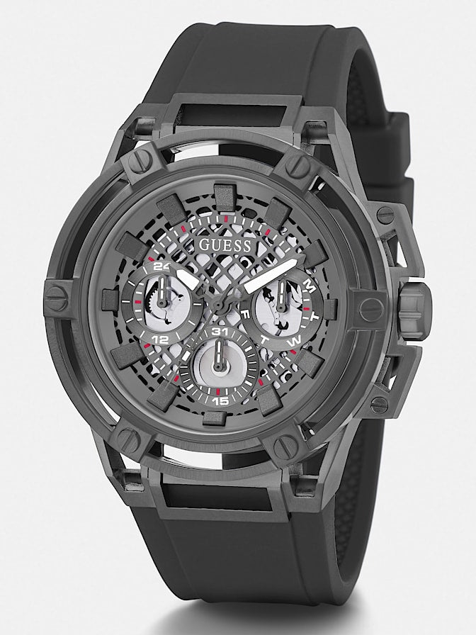 Silicone multi-function watch