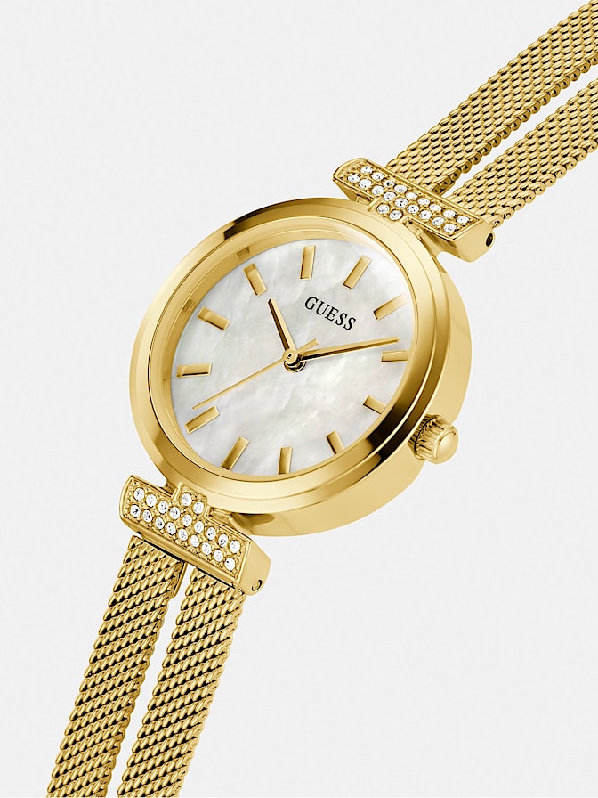 Crystal analogue watch