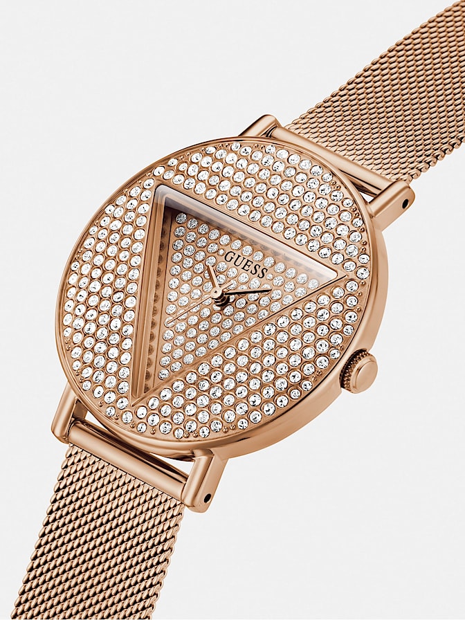 Crystal analogue watch