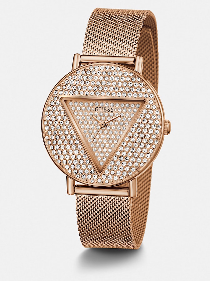 Crystal analogue watch