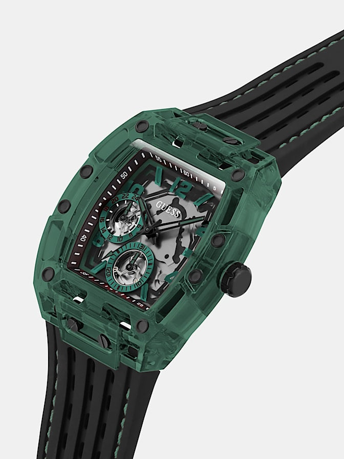 Multi-function steel watch