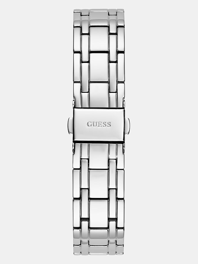 Analogue watch with g cube logo detail