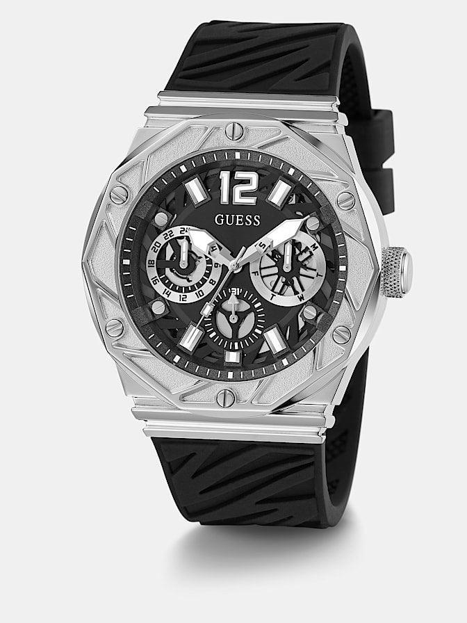 Silicone multi-function watch