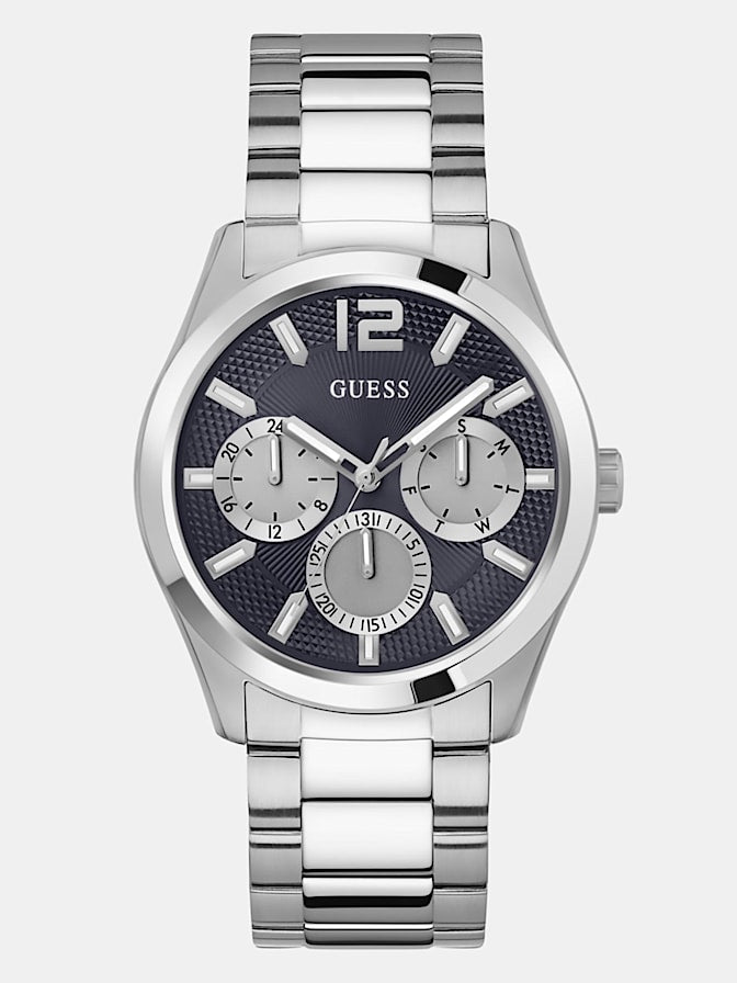 Stainless steel multi-function watch