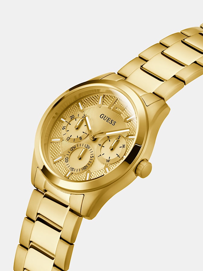 Stainless steel multi-function watch