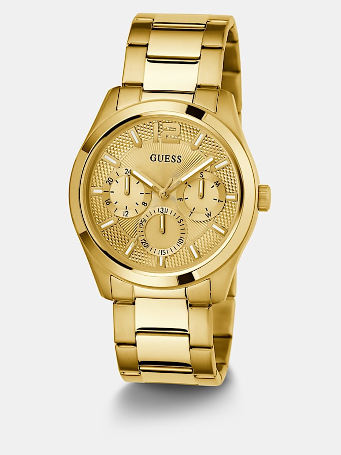 Stainless steel multi-function watch
