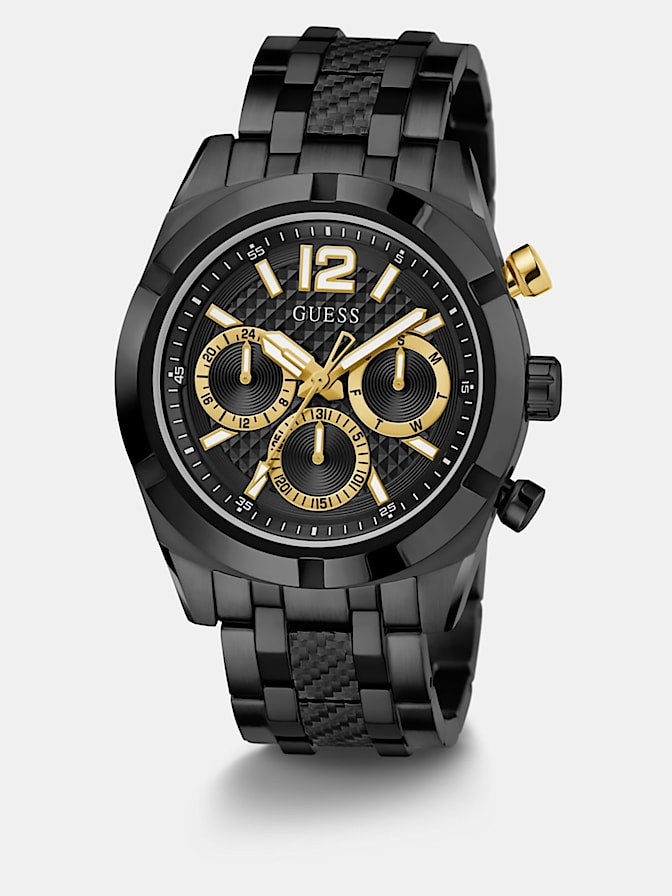 Stainless steel multi-function watch