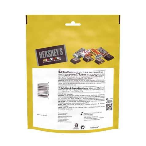 Hershey's Miniatures Assortment Chocolate Pouch 500g