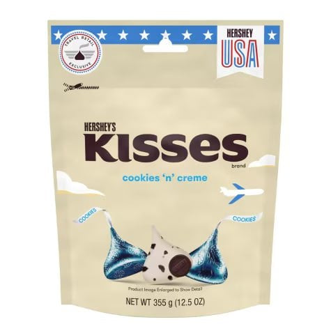 Hershey's Kisses Cookies ‘N’ Creme Candy 355g