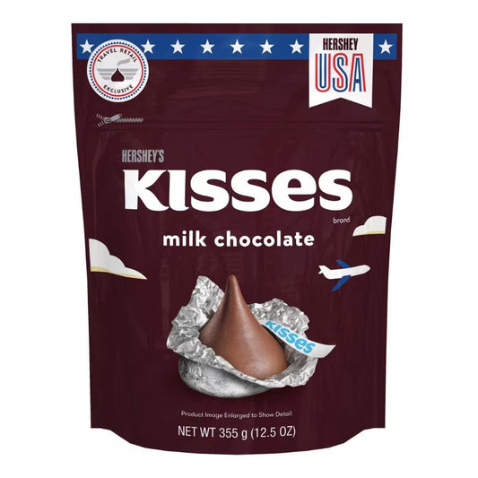 Hershey's Kisses Milk Chocolate Pouch 355g