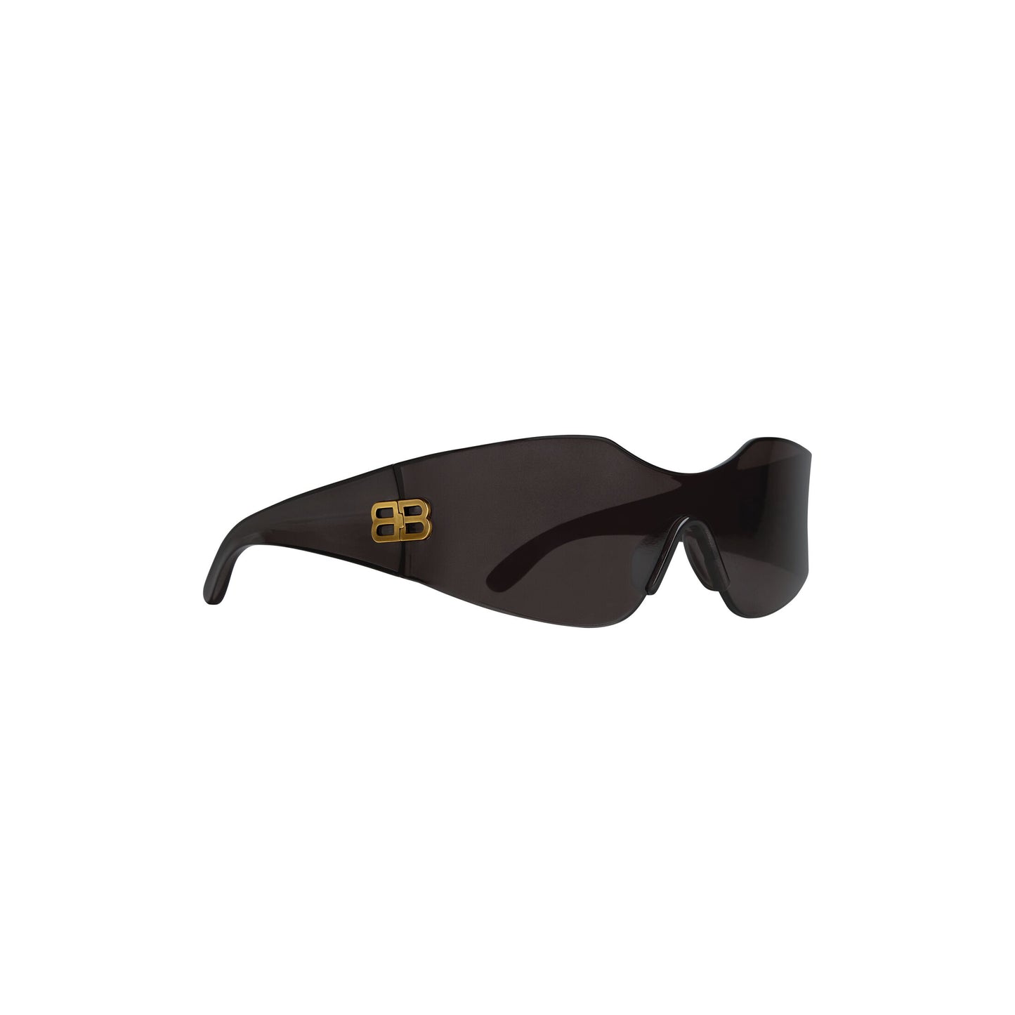 HOURGLASS MASK SUNGLASSES IN BLACK