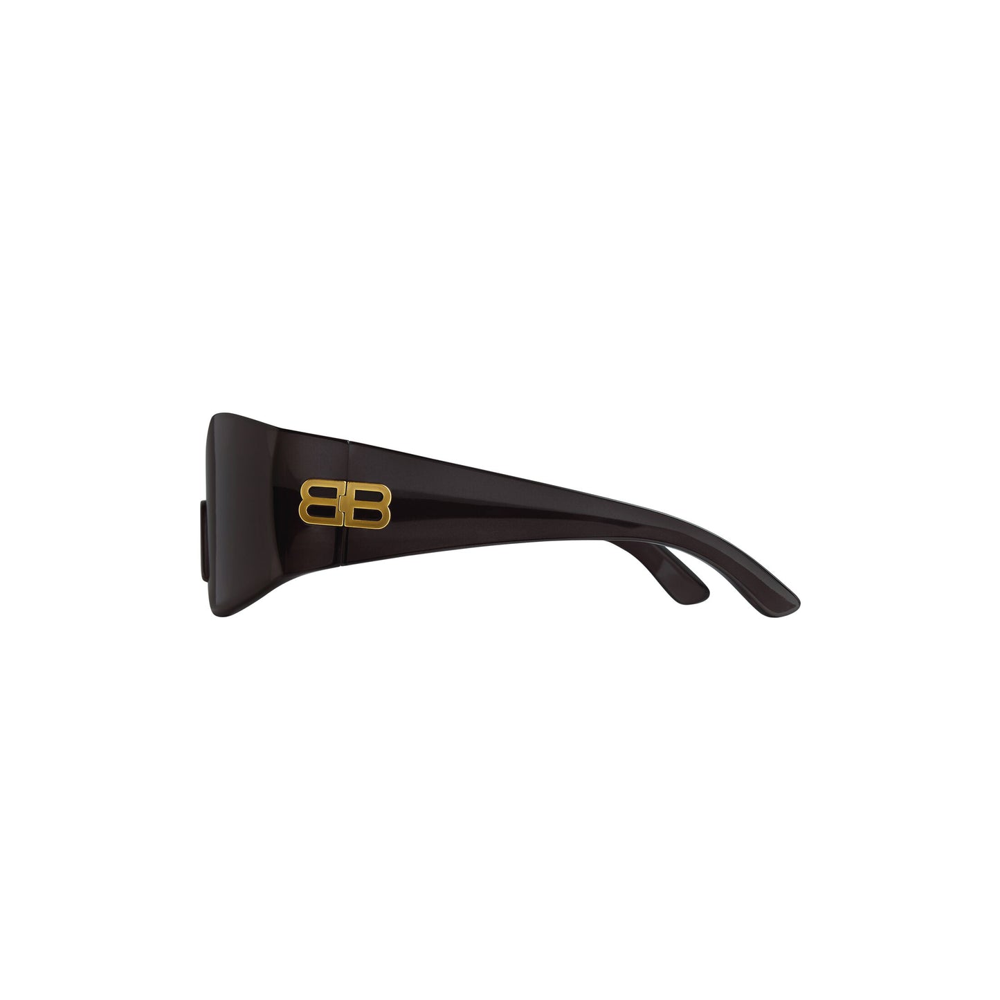 HOURGLASS MASK SUNGLASSES IN BLACK