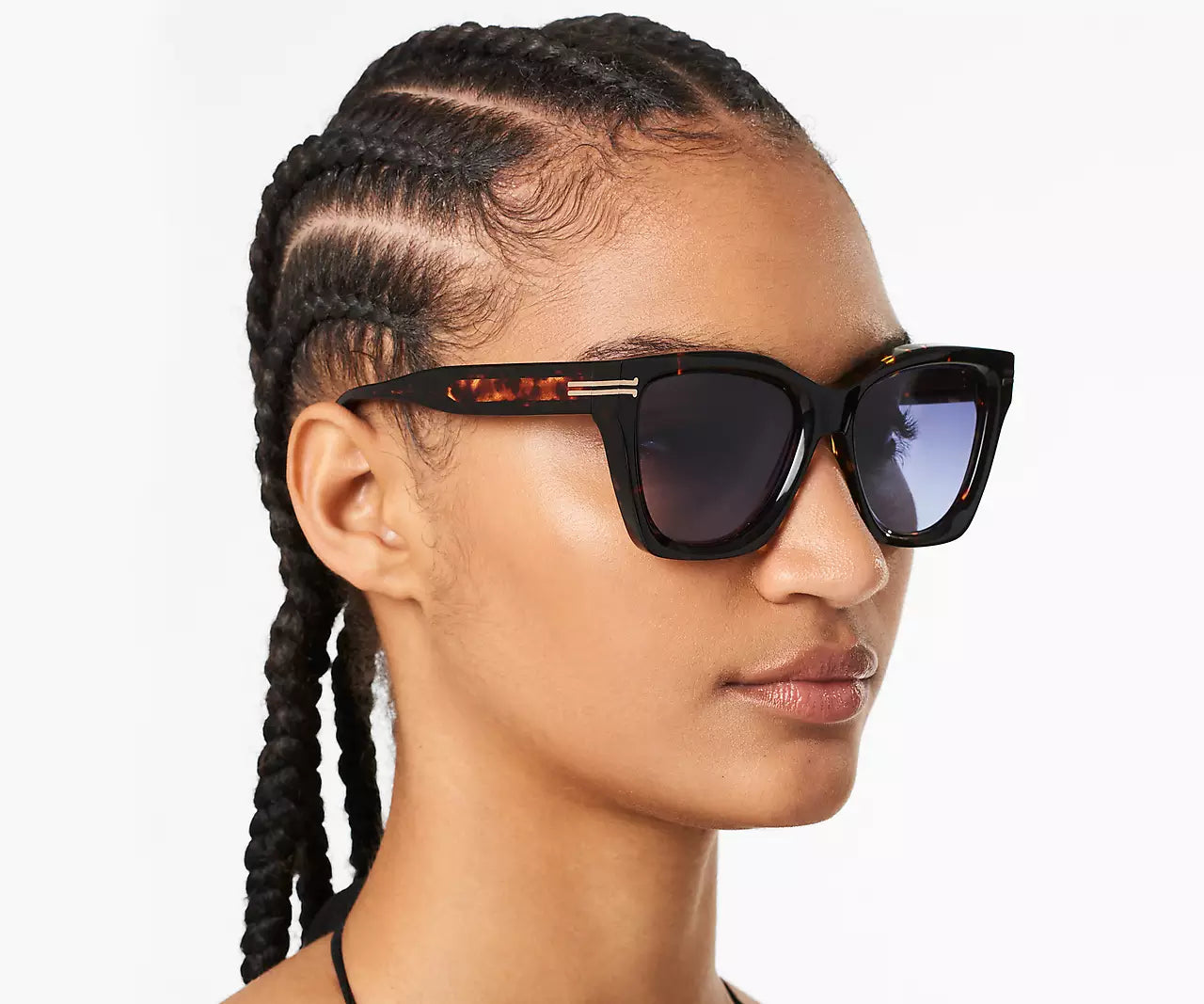 ICON EDGE OVERSIZED SQUARE SUNGLASSES