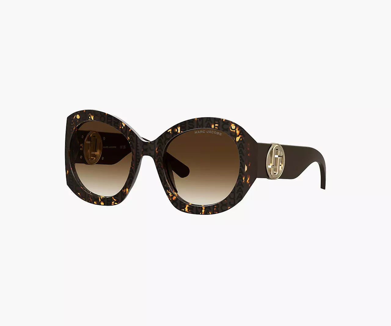 THE J MARC MONOGRAM ROUND SUNGLASSES