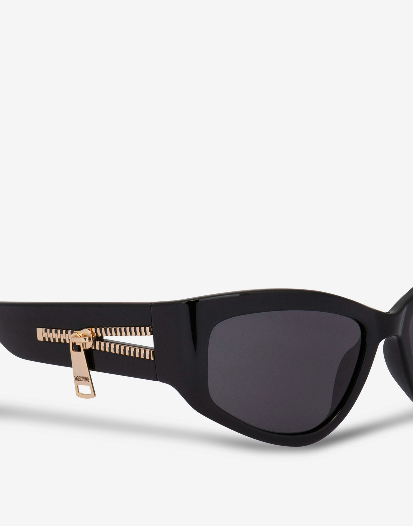 Black Gold Zipper Sunglasses