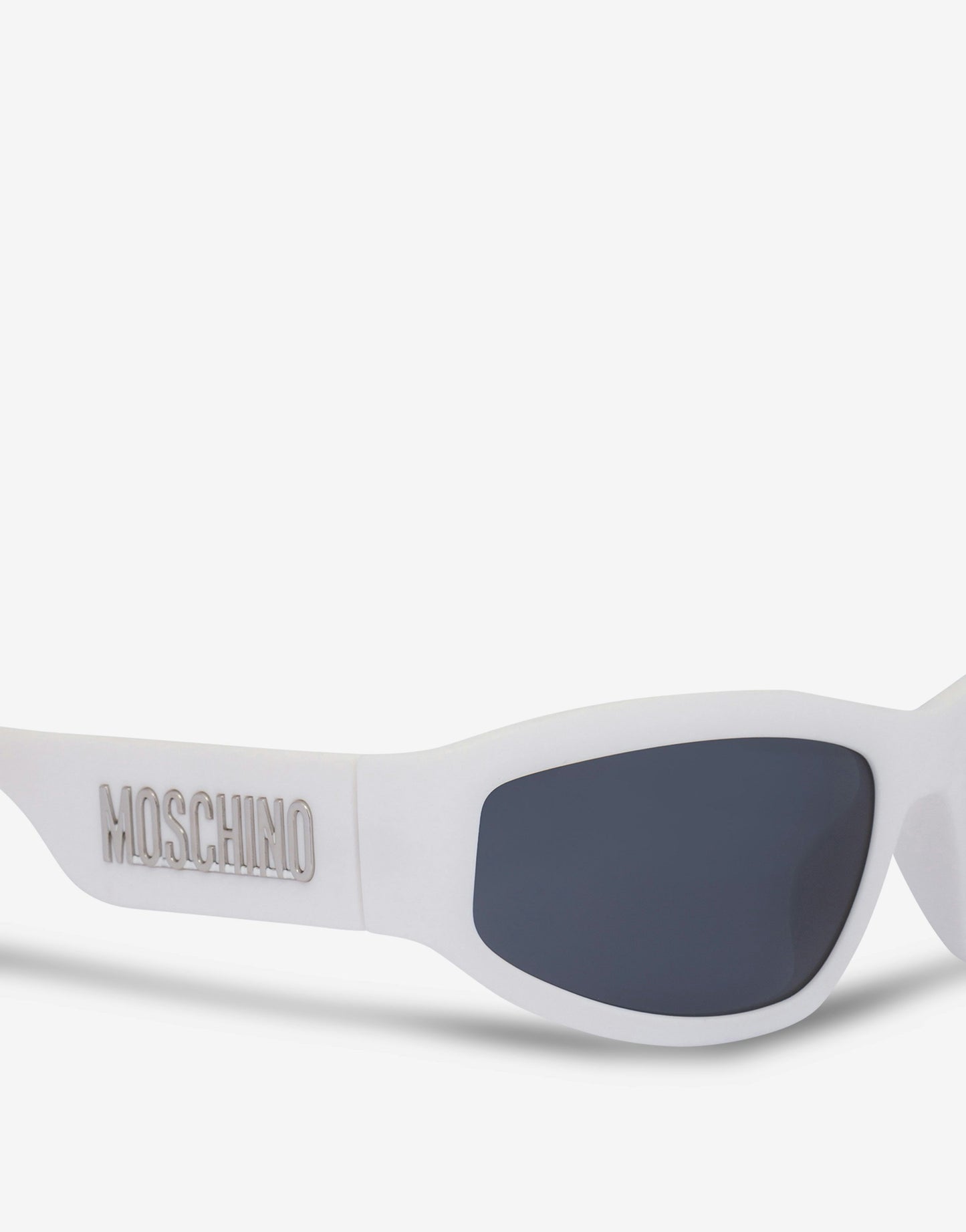 White 3D Logo Sunglasses