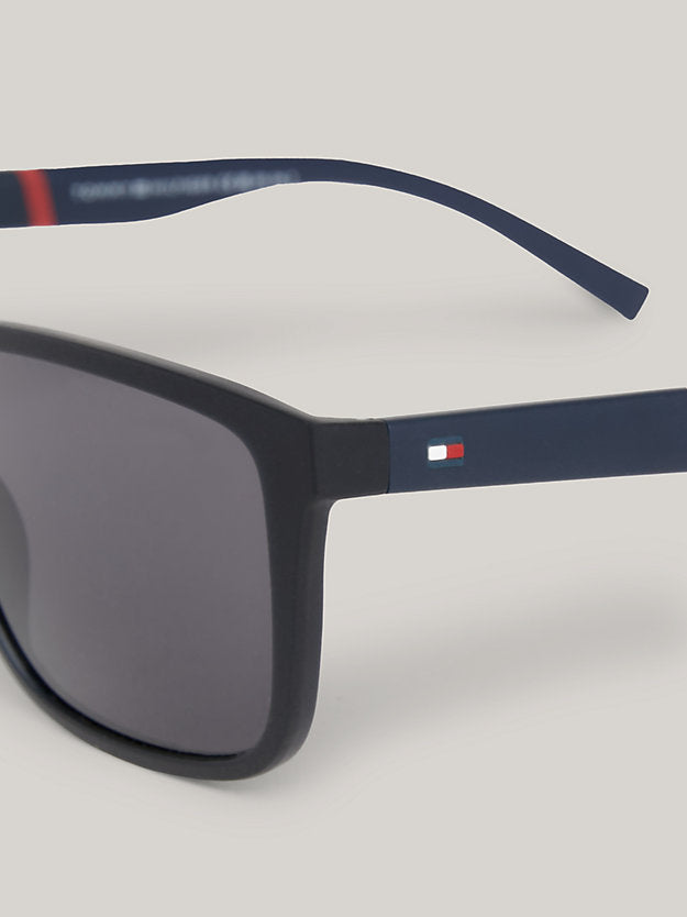 RECTANGULAR POLO PIQUÉ SUNGLASSES