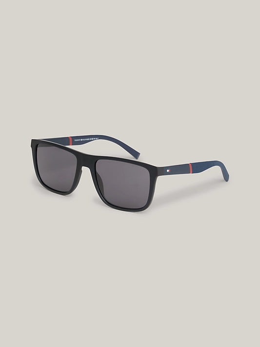 RECTANGULAR POLO PIQUÉ SUNGLASSES