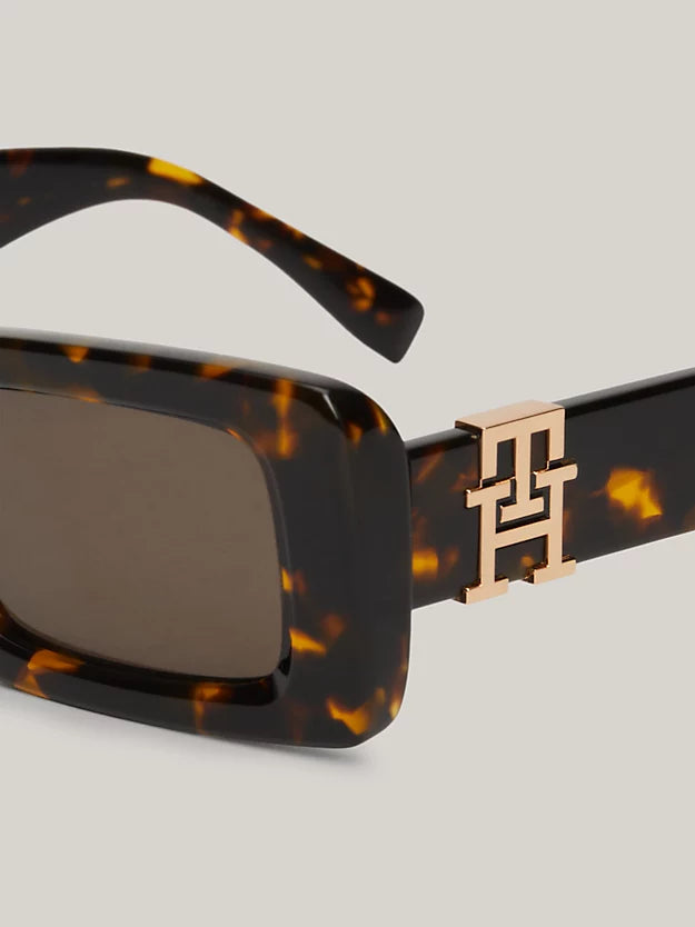 TH MONOGRAM RECTANGULAR SUNGLASSES