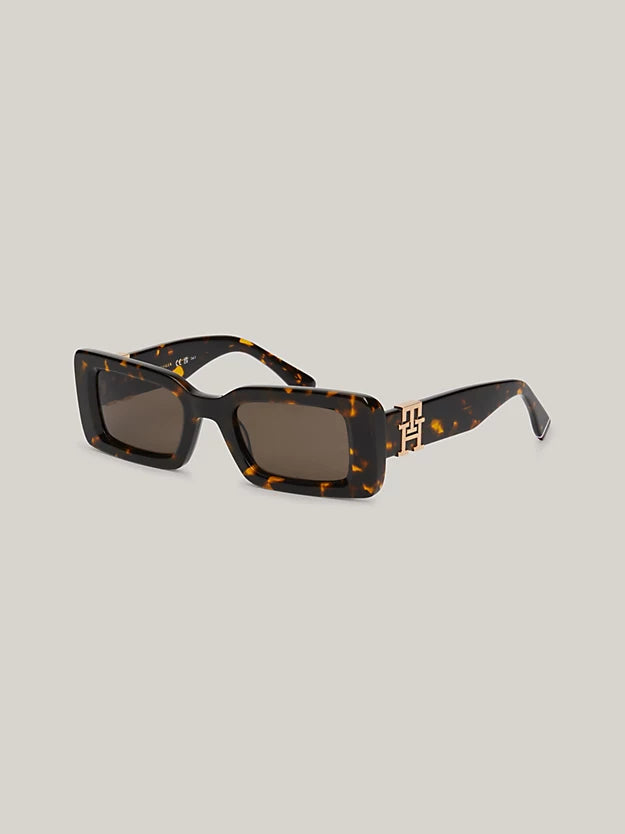 TH MONOGRAM RECTANGULAR SUNGLASSES