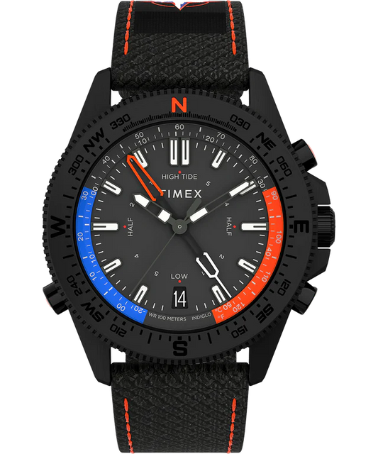 Expedition North® Tide-Temp-Compass 43mm Eco-Friendly Fabric Strap Watch