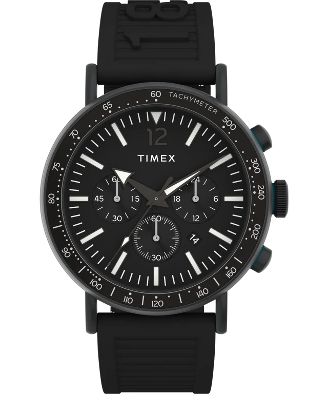 Timex Standard Tachymeter Chronograph 43mm Eco-Friendly Resin Strap Watch