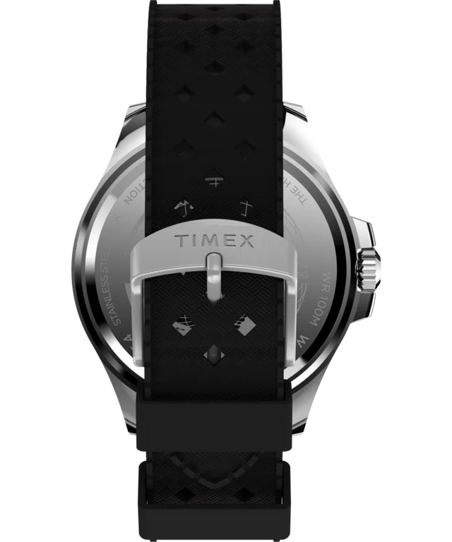 Harborside Coast 43mm Synthetic Rubber Strap Watch