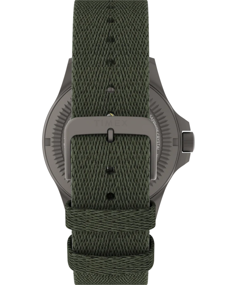 Expedition North® Titanium Automatic 41mm Recycled Fabric Strap Watch