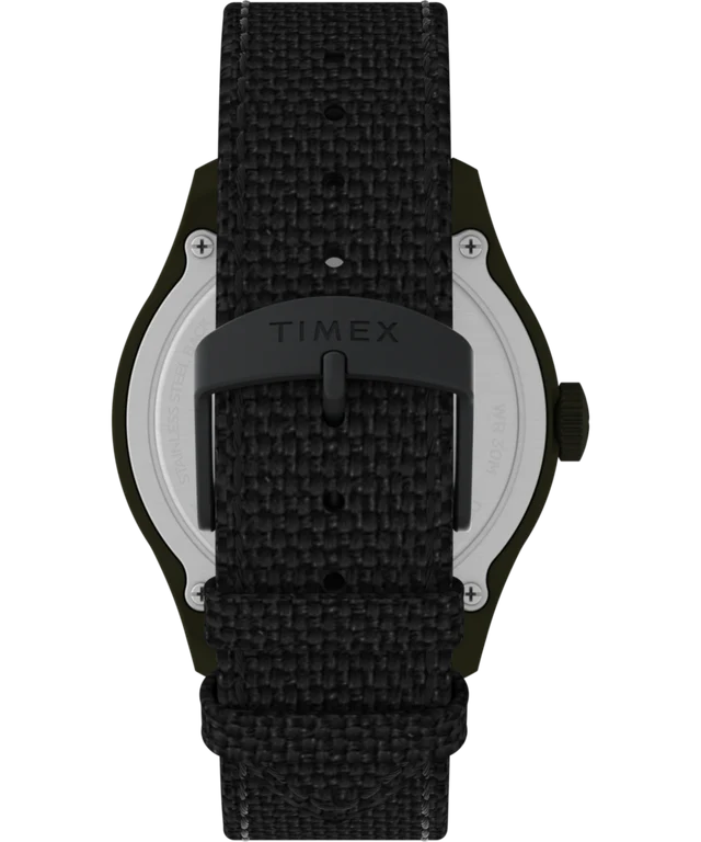 Expedition North® Traprock 43mm Recycled Fabric Strap Watch