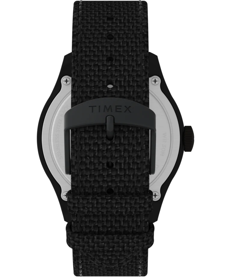 Expedition North® Traprock 43mm Recycled Fabric Strap Watch