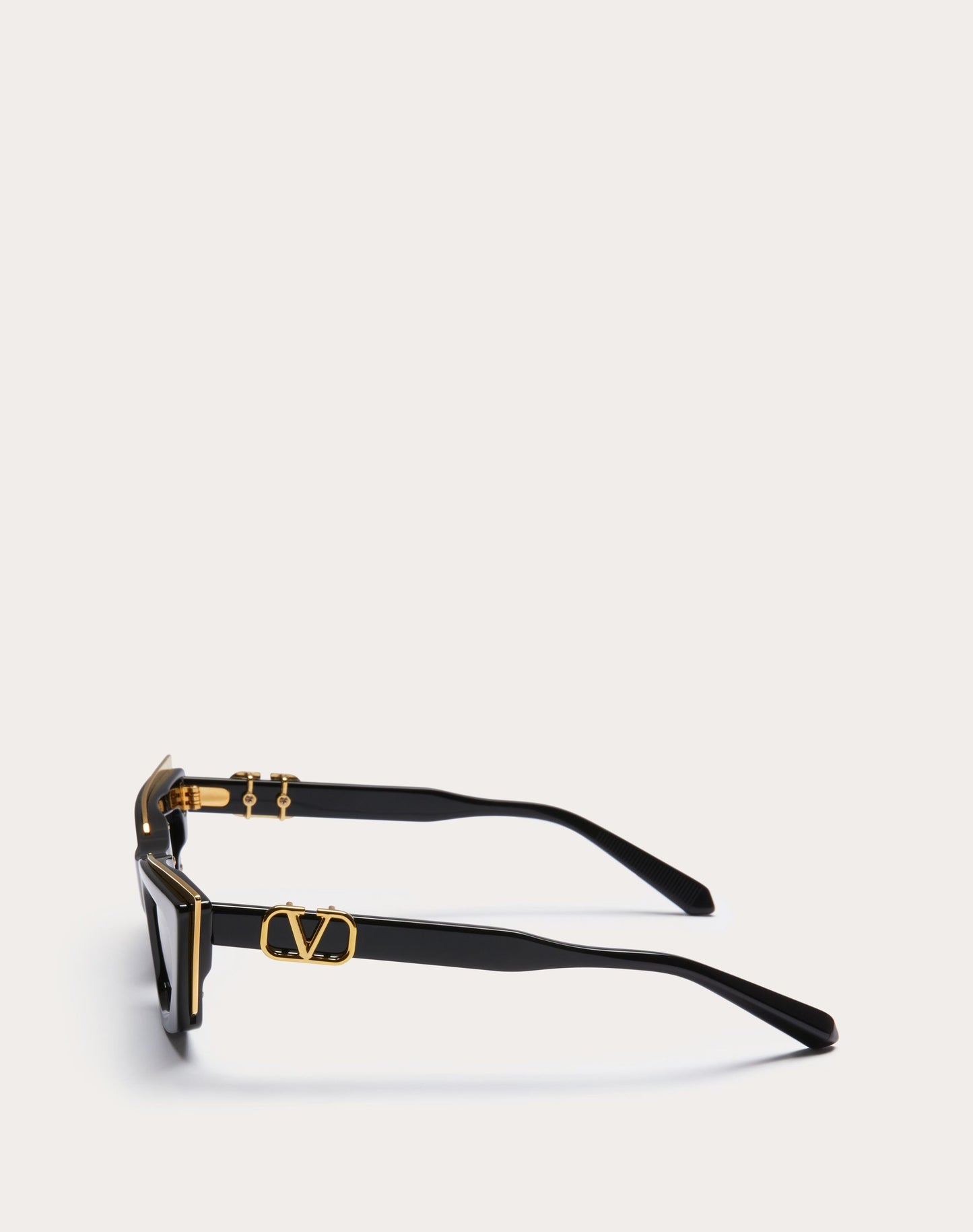 V - GOLDCUT I Sculpted thickset Acetate frame with titanium insert