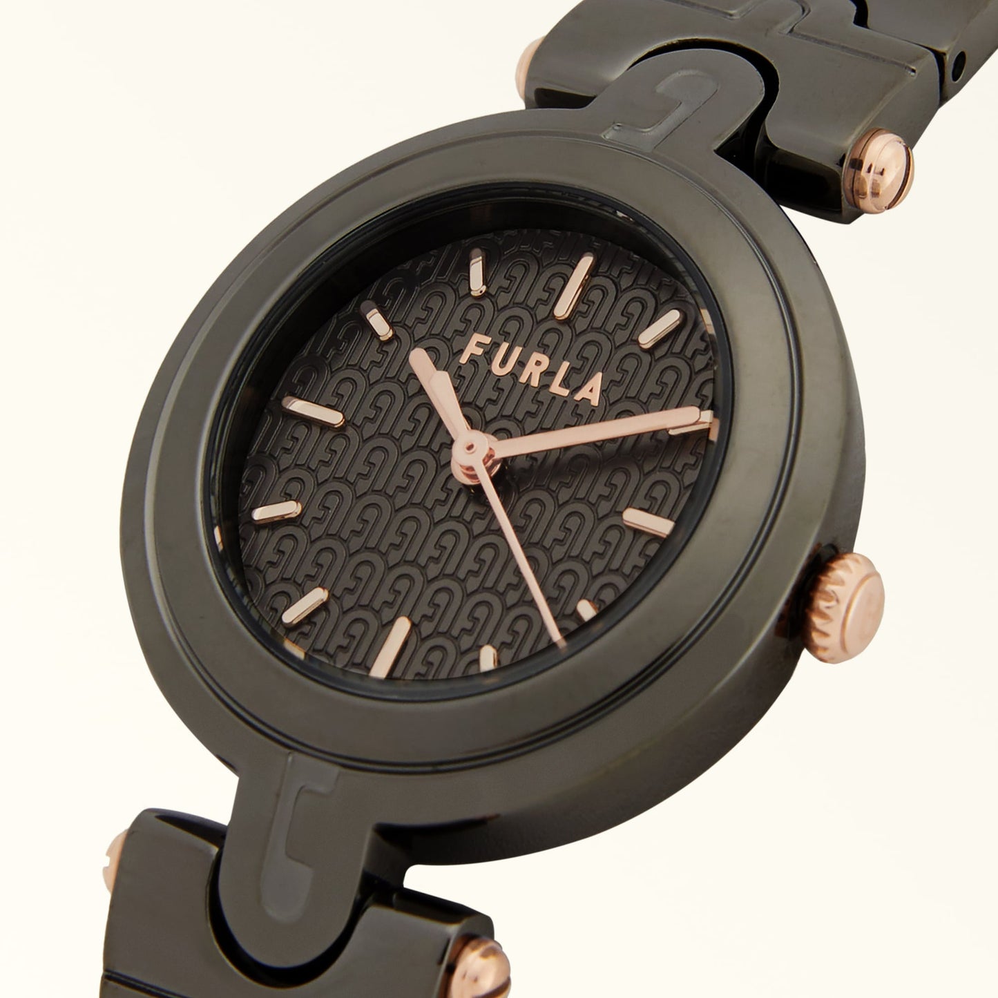 Furla Arch-Bar Watch with Rounded Case