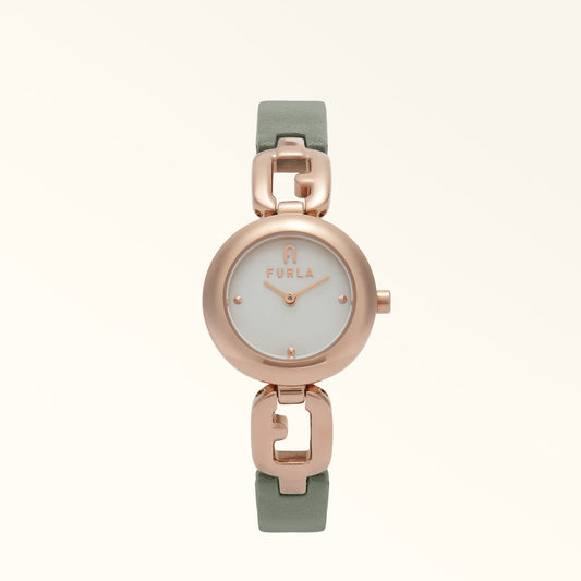 Furla Arco Chain Watch with Rounded Case