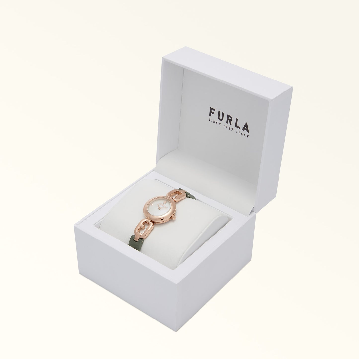 Furla Arco Chain Watch with Rounded Case