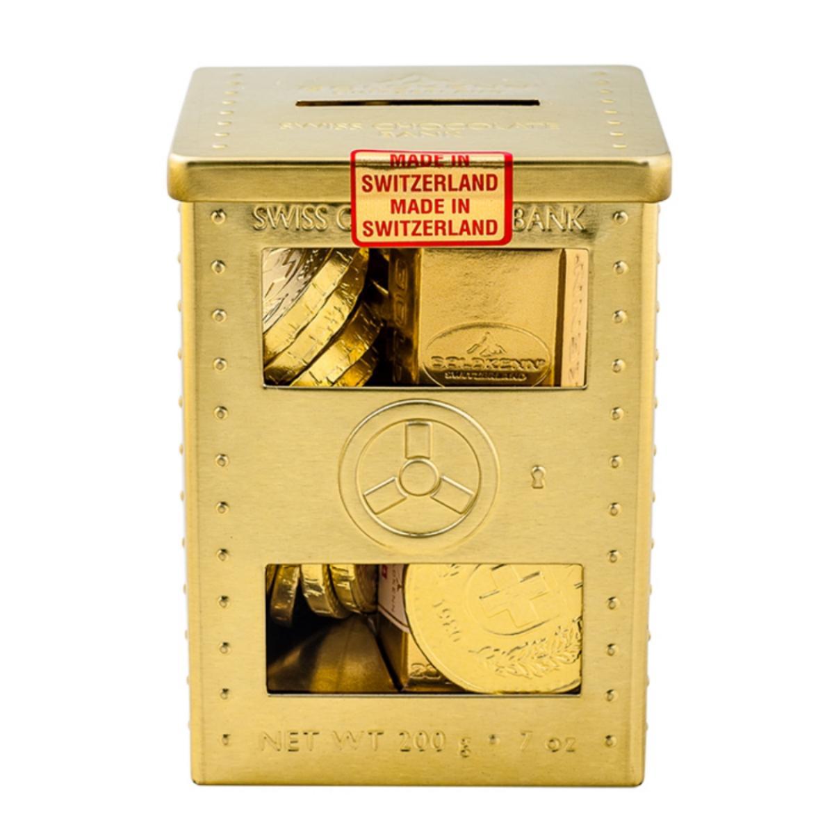 Mini Safe Box Gold Goldkenn Metal Mini Safe Chocolate Box 200g – Alfarag