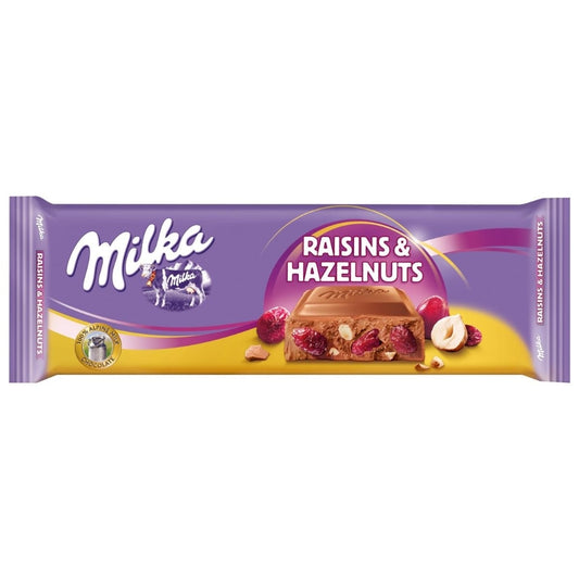 Milka Raisins & Hazelnuts 270g