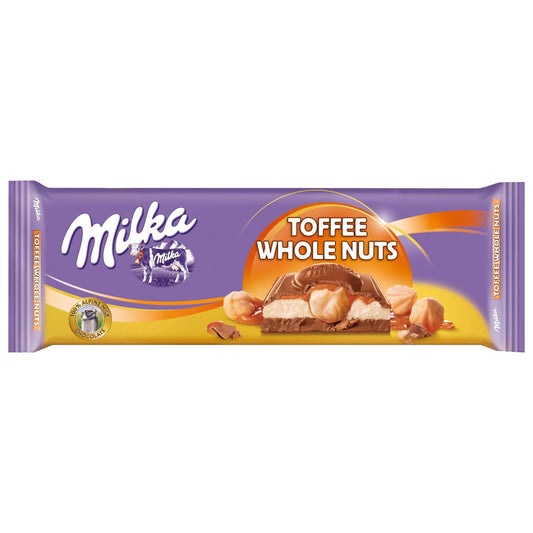 Milka Toffee Whole Nuts 300g