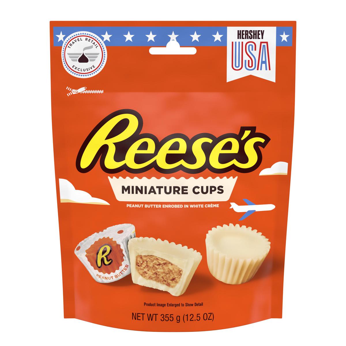 Reese's White Peanut Butter Cups Miniatures Candy Pouch 355g