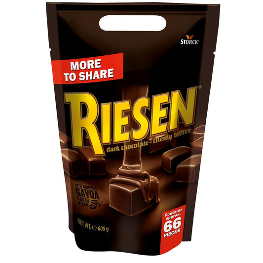 Storck Riesen Dark Chocolate - Chewy Toffee 605g