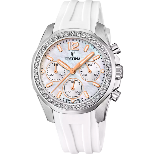 FESTINA WATCH F20610/1 SILVER WOMEN'S