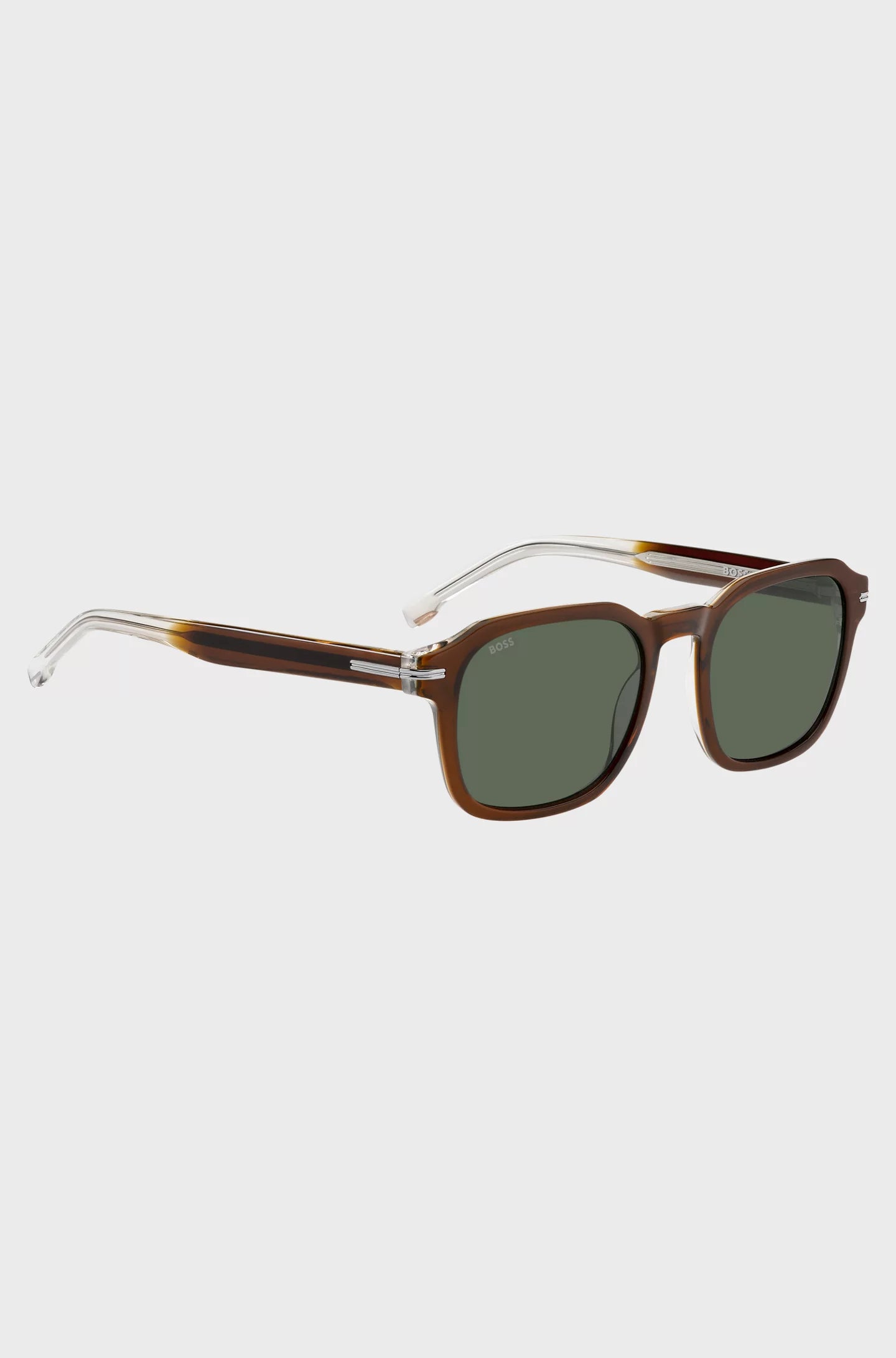 BROWN-ACETATE SUNGLASSES WITH GRADIENT EFFECT