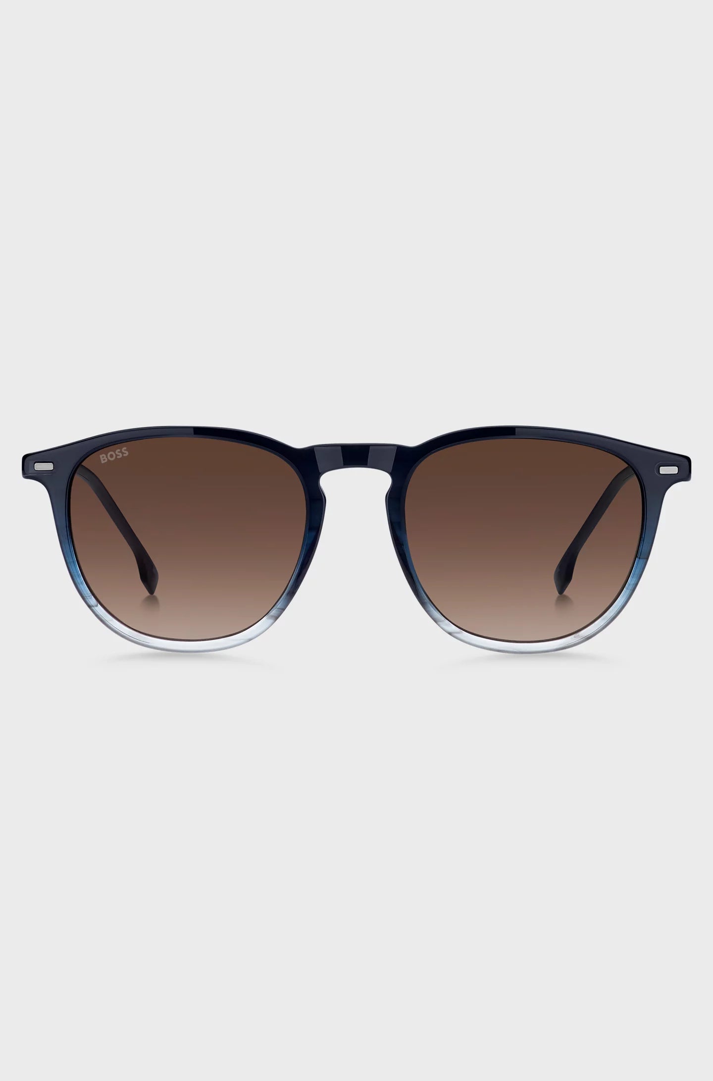 BLUE-ACETATE SUNGLASSES WITH GRADIENT EFFECT